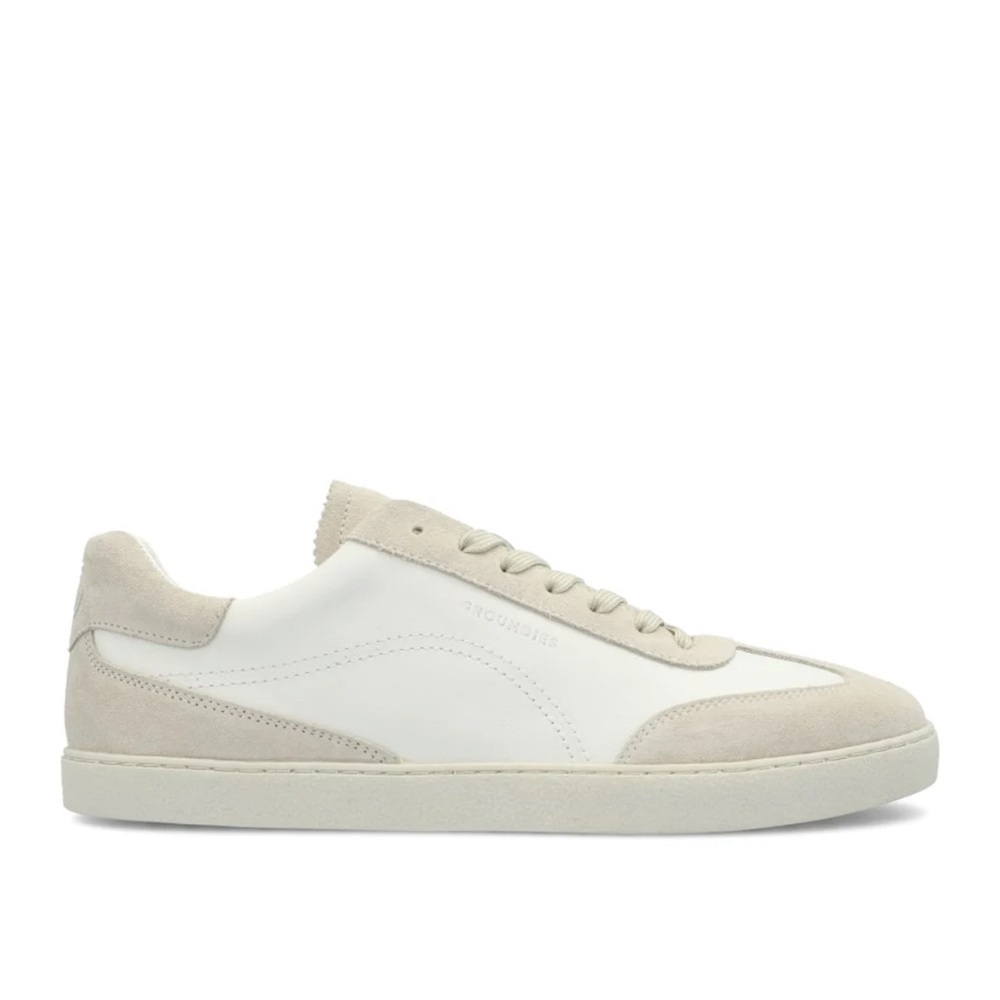 Groundies Barefoot Women’s White and Beige Panama Sneakers